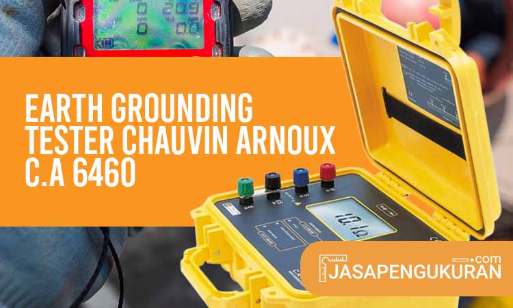 earth grounding tester chauvin arnoux c.a 6460
