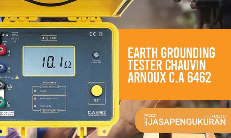 earth grounding tester chauvin arnoux c.a 6462