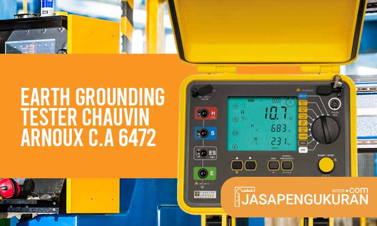 earth grounding tester chauvin arnoux c.a 6472