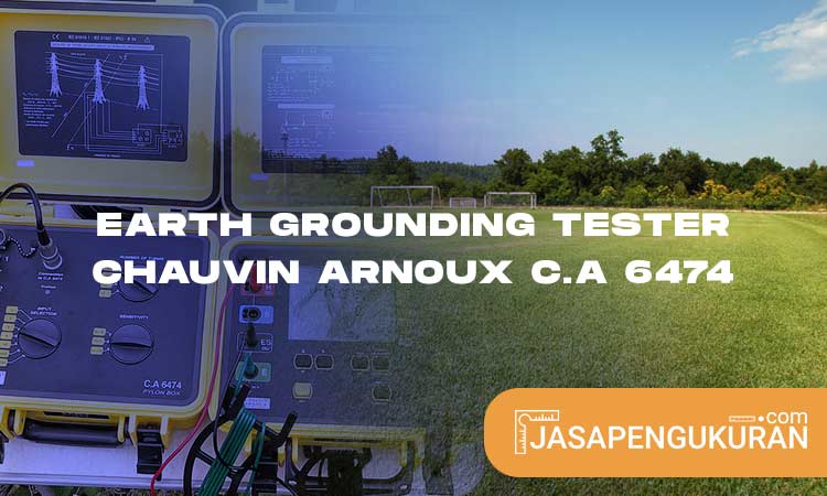earth grounding tester chauvin arnoux c.a 6474